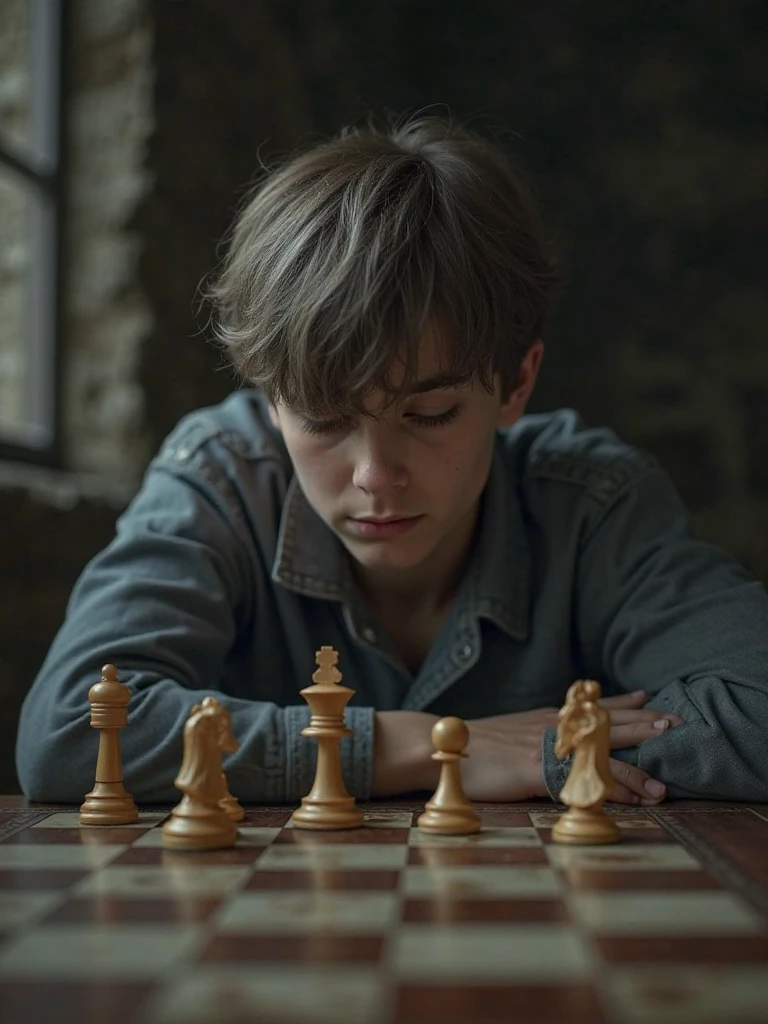Sad Mature boy Struggle to achive a lot in chess