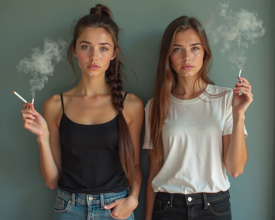 2 girls smoking marijuana