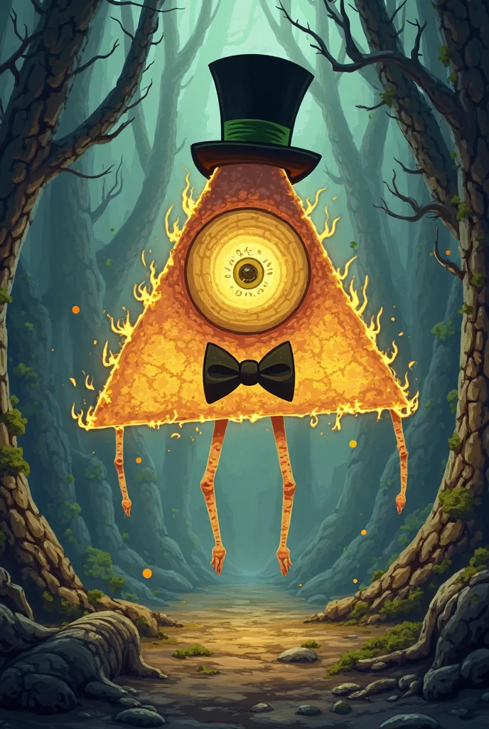 BILL CIPHER DE LA SERIE DE GRAVITY FALLS