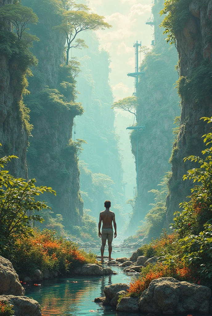 Balance between nature vs technology 