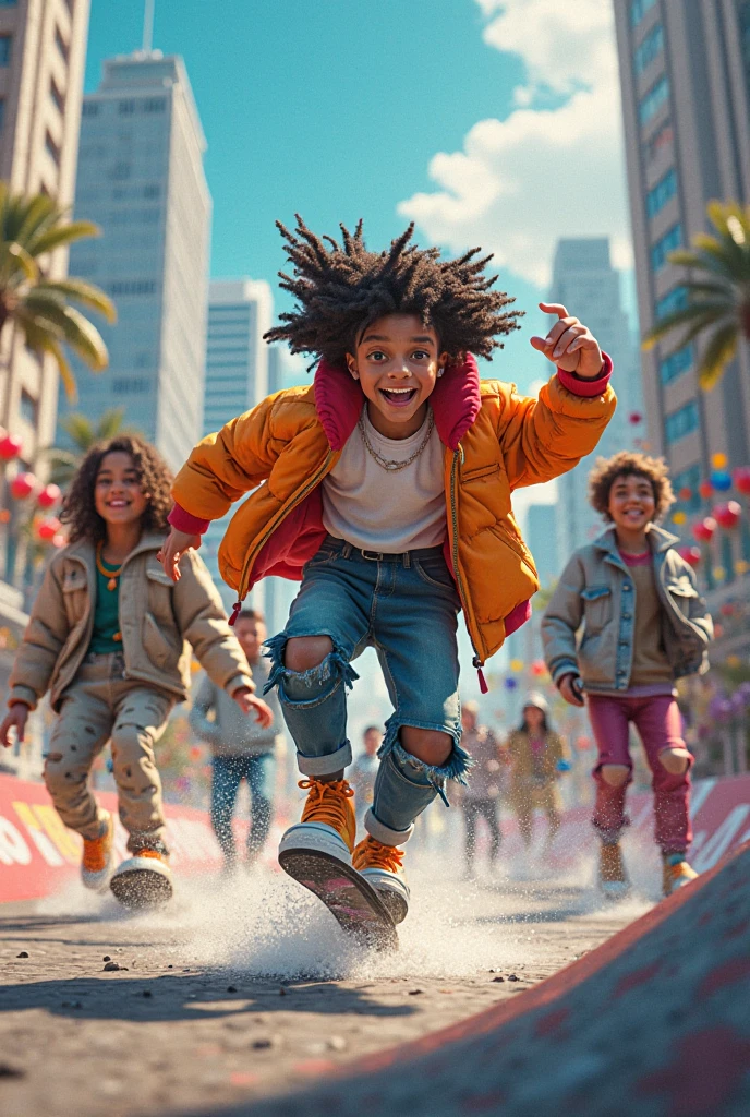 make an image for a fashion collection, for an e-commerce store it could be a child or sneakers