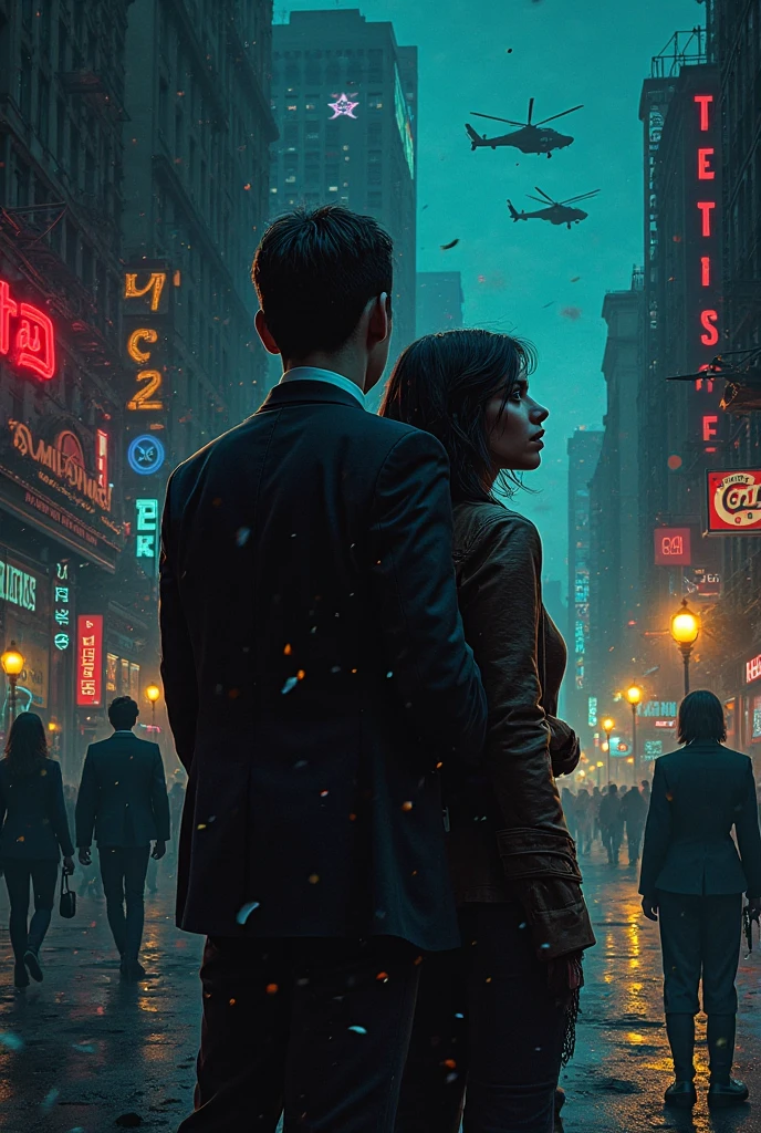 Painting of cars and buildings on city street at night, author：Richard Carlin, heavy rain poured，man and woman walking together，Long gray hair，long leges，Hyper-realistic 8k CG，Flawless Face，White transparent clothes，Jointly，Colossal tits，Huge big breasts，Large breasts droop，long leges，red umbrella，streetart, street city night, On the city streets at night, street night, On the streets at night, Streets at night, Brett Emery, Influenced by Jeremy Mann, Night Street, Jeremy Mann#3 tiles, by Nadeem Kalam, city night
