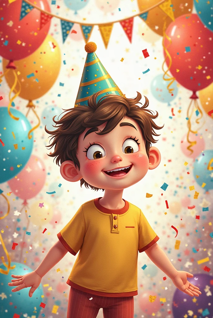 A happy child on his birthday --auto --s2