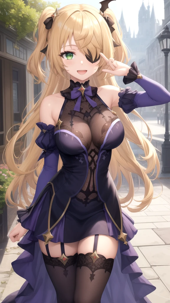 Erotic Anime Illustration、Anime Style、highest quality、A voluptuous princess knight flirts、Artoria、Perfect proportions、smile、Gothic chapel、Stained glass、dress、Sex Appeal、Very large breasts、Fatty legs、Exposing erect nipples、Big Ass