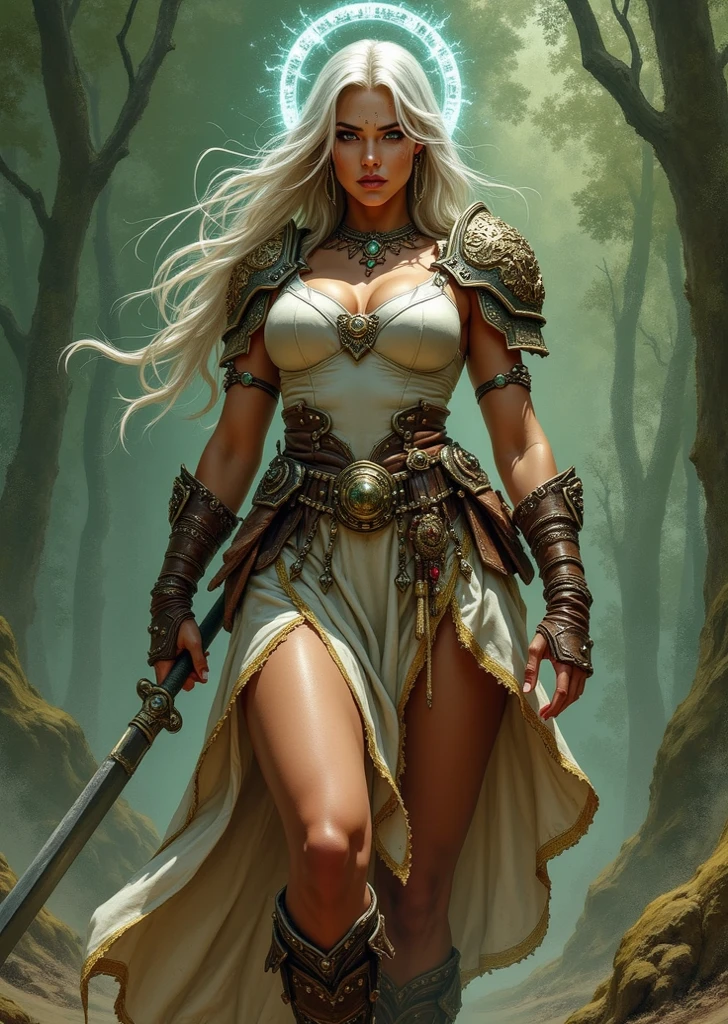 (((Single character image.))) (((1girl))) (((Luxurious white hair and sexy smirk.))) (((18 years old.))) (((18yo.))) (((Cute smirk.))) (((Big tits.))) (((Sexy outfit.))) Looks like a powerful female character for Dungeons & Dragons. Looks like a fierce female medieval fantasy gladiator. Detailed expression. Lots of personality. Looks very imposing and sinister. Looks like a powerful, muscular female gladiator for Dungeons & Dragons. Looks fierce, dangerous and deadly. Looks very dominant. Dressed in traditional medieval fantasy attire. A single character portrait, fantasy art, fantasy attire, attractive, muscular, powerful body, detailed muscles, youthful, woman in her early 20’s, (((intense, serious stare))), female warrior, powerful, dangerous, (((intense stare))), revealing armor, gorgeous face, Dungeons & Dragons character portrait, intricate details, ultra detailed, ultra detailed clothes, epic masterpiece, ultra detailed, intricate details, award winning, fantasy art concept masterpiece, trending on Artstation, digital art, unreal engine, 8k, ultra HD, centered image best quality:1.0,hyperealistic:1.0,photorealistic:1.0,madly detailed CG unity 8k wallpaper:1.0,masterpiece:1.3,madly detailed photo:1.2, hyper-realistic lifelike texture:1.4, picture-perfect:1.0,8k, HQ,best quality:1.0, Goth fashion sense for a fantasy setting.,

 best quality:1.0,hyperealistic:1.0,photorealistic:1.0,madly detailed CG unity 8k wallpaper:1.0,masterpiece:1.3,madly detailed photo:1.2, hyper-realistic lifelike texture:1.4, picture-perfect:1.0,8k, HQ,best quality:1.0,


