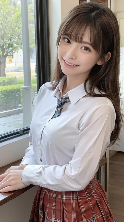 White blouses、The hair