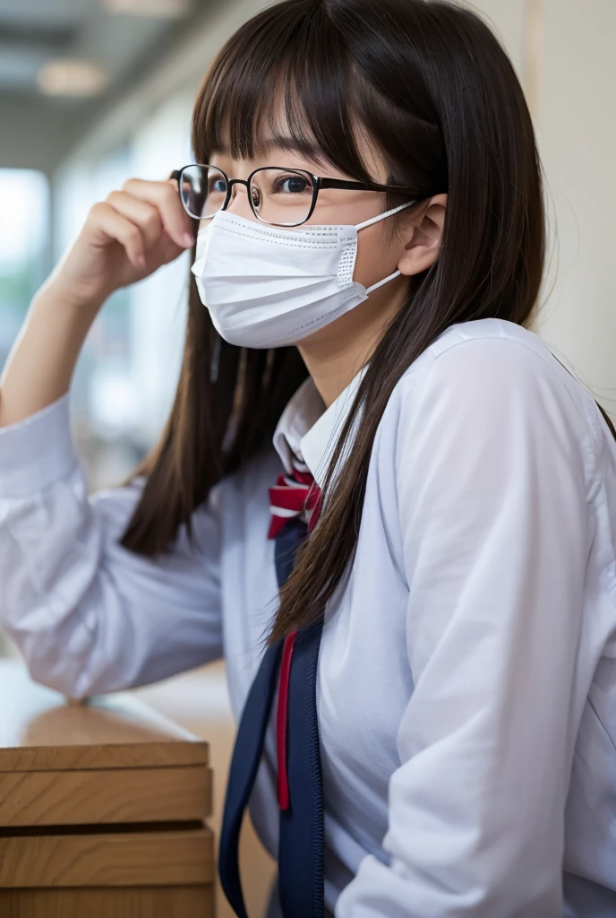 schoolgirls,Expose your face,beautiful make up