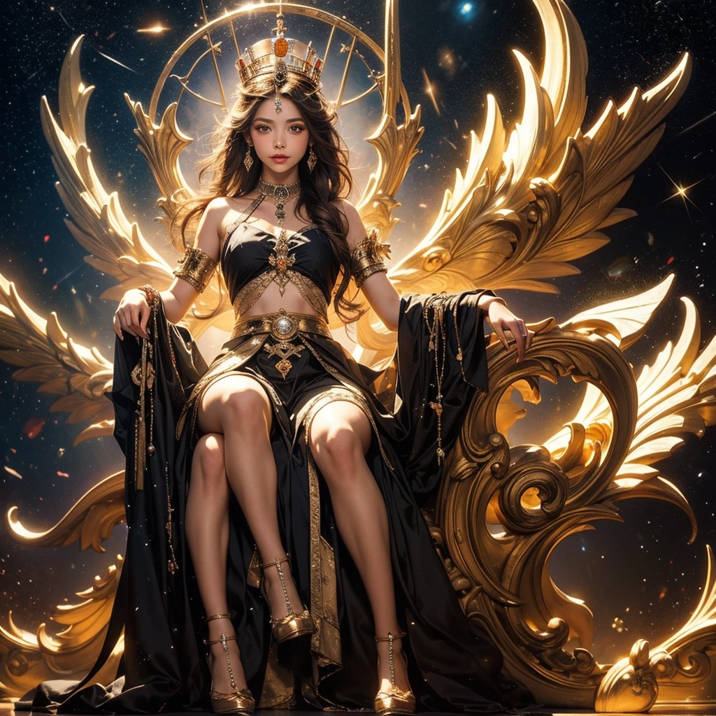 (masterpiece, (human development report:1.5), Beautiful and beautiful:1.2),Depicting the Goddess of War,she is a great giant,she is a lovely princess,Also a powerful warrior,flame,lightning in sky,Mountains in the distance at the top of the mountain,(fire element:1.4),现实的flame,由fire element组成,Highly realistic,correct anatomy,full-body shot,convex,cute big breasts,violent house,,Plum,unsatisfied desire,only genitalia, camel toe,sexy gesture,,sex huge breasts cleavage, onlyfoot,sexy gesture,(wear:Transparent fireproof armor,only ,)1 female,30 years old,married woman,MILF, alone,美丽exquisite eyes,(tangled,mandala,tangled,entangled),divine light,gold foil,gold foil艺术,dark background,marvelous and unbelievable,epic work,(intricate details,Super detailed:1.2),Super real photos, scary, epic reality, faded, ((neutral color)),(pastel colors:1.2), Detailed face, exquisite eyes,surreal, + lens + dynamic composition, Very detailed, sharpen, normal, warm light, Light effect, dramatic light, (intricate details:1.1), complex background, (Greg Rutkowsky:0.8),