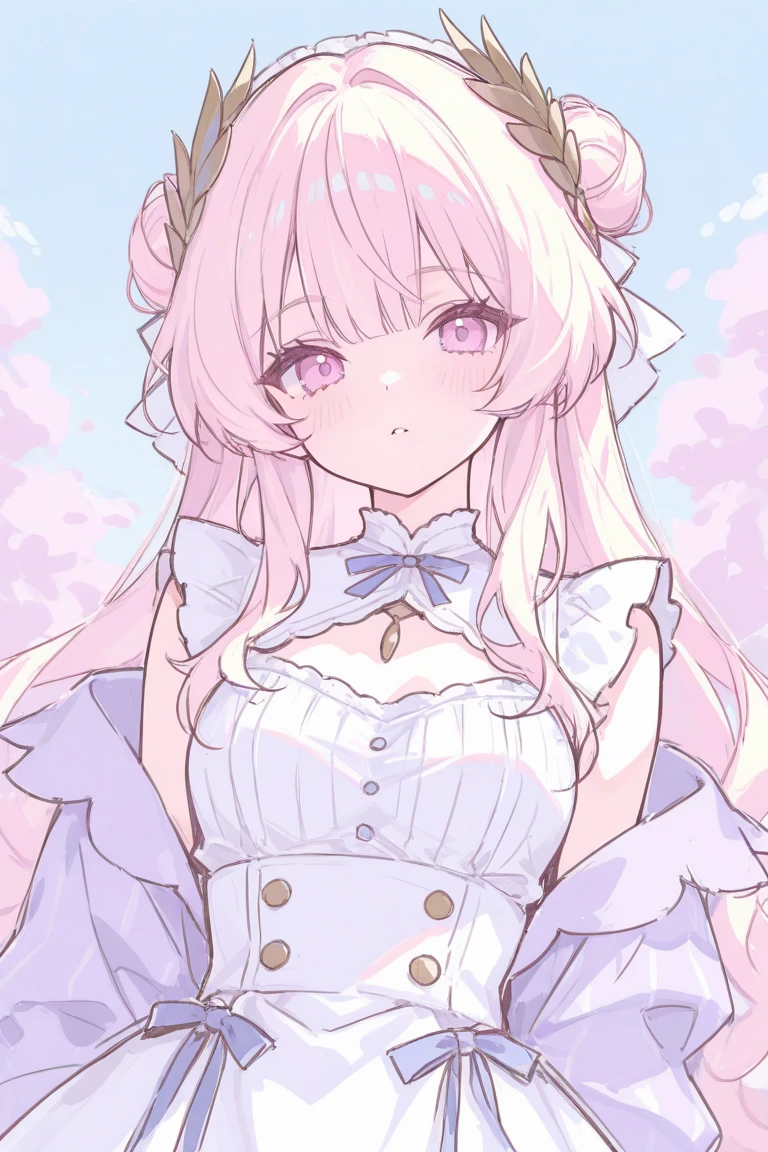 delicate face,