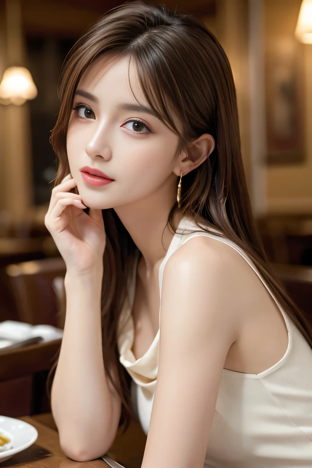 Tabletop, highest quality, figure, Very detailed, In detail, High resolution, 8k wallpaper, Perfect dynamic composition, Beautiful fine details, Natural Lip