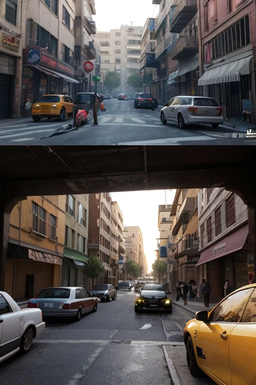 Los Santos street battle！graffiti and bullet marks、A wad of stolen money falls... creates a GTA-style gang battle!