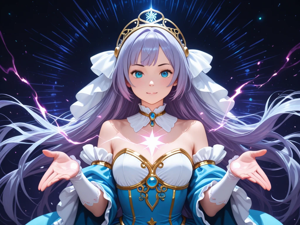 mulher, Magical Girls, Guarda Estelar, estrelas, galaxy, vortex, corrente, roupa branca