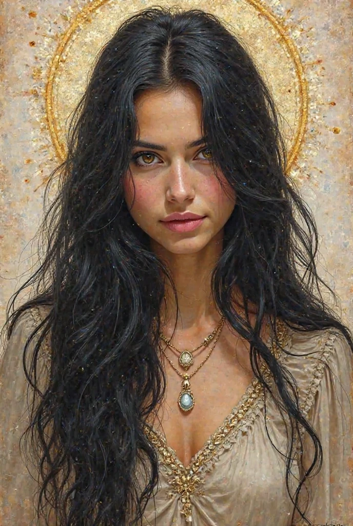 The Game of Tides,swayed, separated hair color, wind, flying petals, stained glass, decorative, complex parts, Dufkova, , linear, , ink , random hair color, super long hair, wavy, 1 Girl,old,flower, old, alizee (totally naked:3)