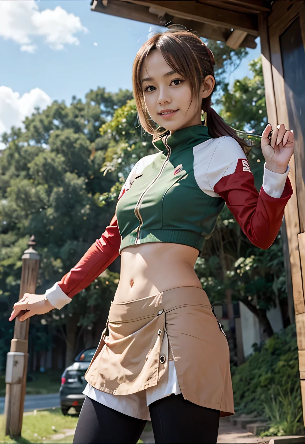 masterpiece, best quality, intricate details, highly detailed, ultra detailed,4k,intricate details panties,(((hayakawa,tazuna,ponytail,green headwear,green jacket,green skirt,pencil skirt,missionary potision,(((((spread legs))))), legs up,grab legs,spread crotch,panties shot,white panties,cameltoe,