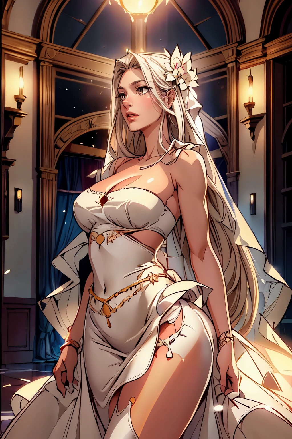 (masterpiece, best quality), intricate details, 1girl, 1girl in, age19, Solo, Long hair, Colossal, Looking at Viewer, blond hair, Alexis Texas (standing full body toe to head by wooden pole:1.2) iron collar, arms behind back, iron cuffs, shackles, bound, bondage outfit, harness, o-ring, bondage outfit blindfolded, happy red cheeks, chain leash collar choker neck bell shackles wristbands bracers bracelets, cleave gag, sad face, red cheeks, cryings tears, painful (she was sold and betrayed by her own family)