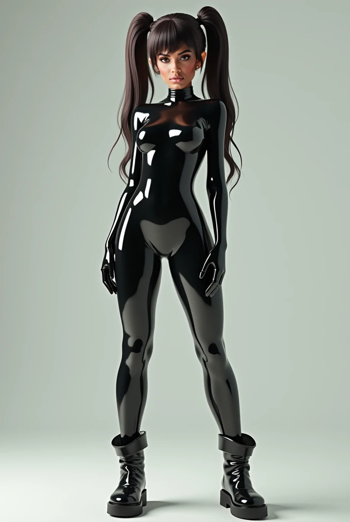 "Humanoid figure of black cat with human characteristics"