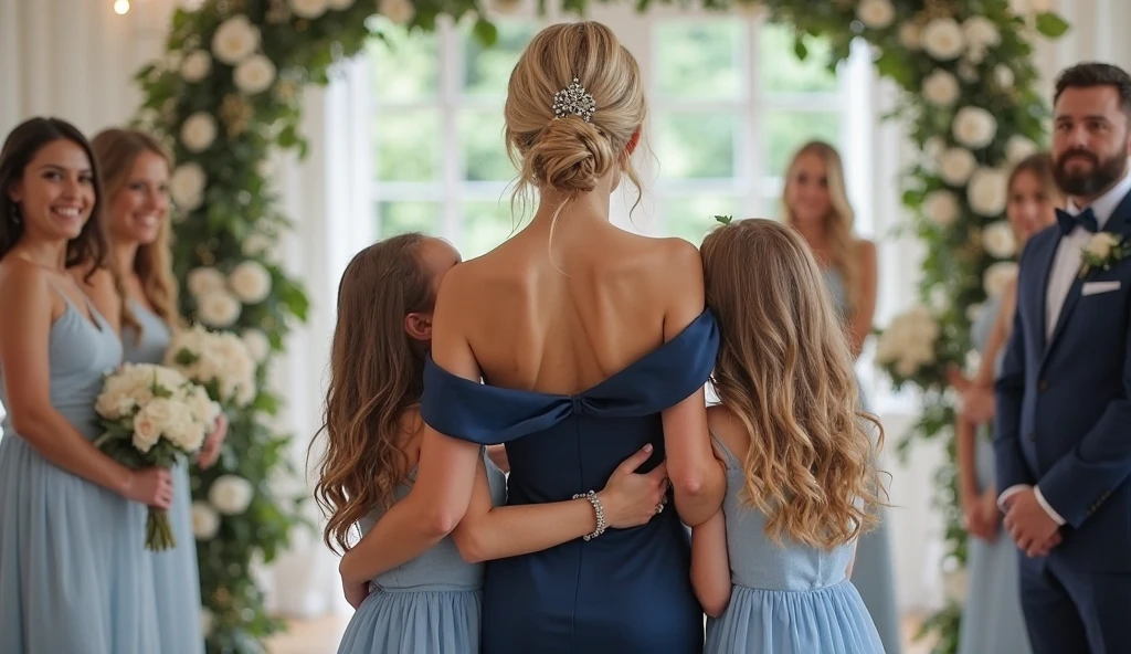 2heads, mom and daughter, (one head:1.5 age 20), (one head:1.5 age 52), white girls, different ages, (two heads on one body:1.5), conjoined twins, heads side by side, one torso, two arms, two hands, young, photorealistic, uncomfortable,
