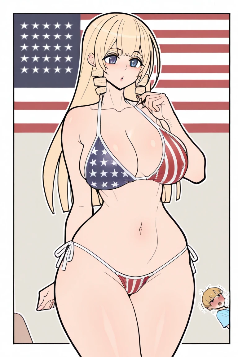 score_9, score_8_up, source_anime, standing, hellsing, seras, blonde hair, nude, indoors, night, night sky, nighttime, vampire, smirk, ikuchan, balcony, town background, nude male, huge penis, huge testicles, muscular male, medium breasts, boyfriend, couple, looking at viewer, faceless male, light skinned male, cuckold pov, ntr, netorare, standing, cuckolding, cuck, 1girl, 1boy, BLEACHED, raceplay, smug, humiliation, ((faceless male)), ((size difference)), tall male, ((worship)), ((light skinned male))), nude, lipstick, lipstick mark, lipstick on penis, cum in mouth, middle finger, male head out of frame, ((size difference)), , ((large male)), solo focus, choker, solo focus, American flag bikini, standing, standing side by side