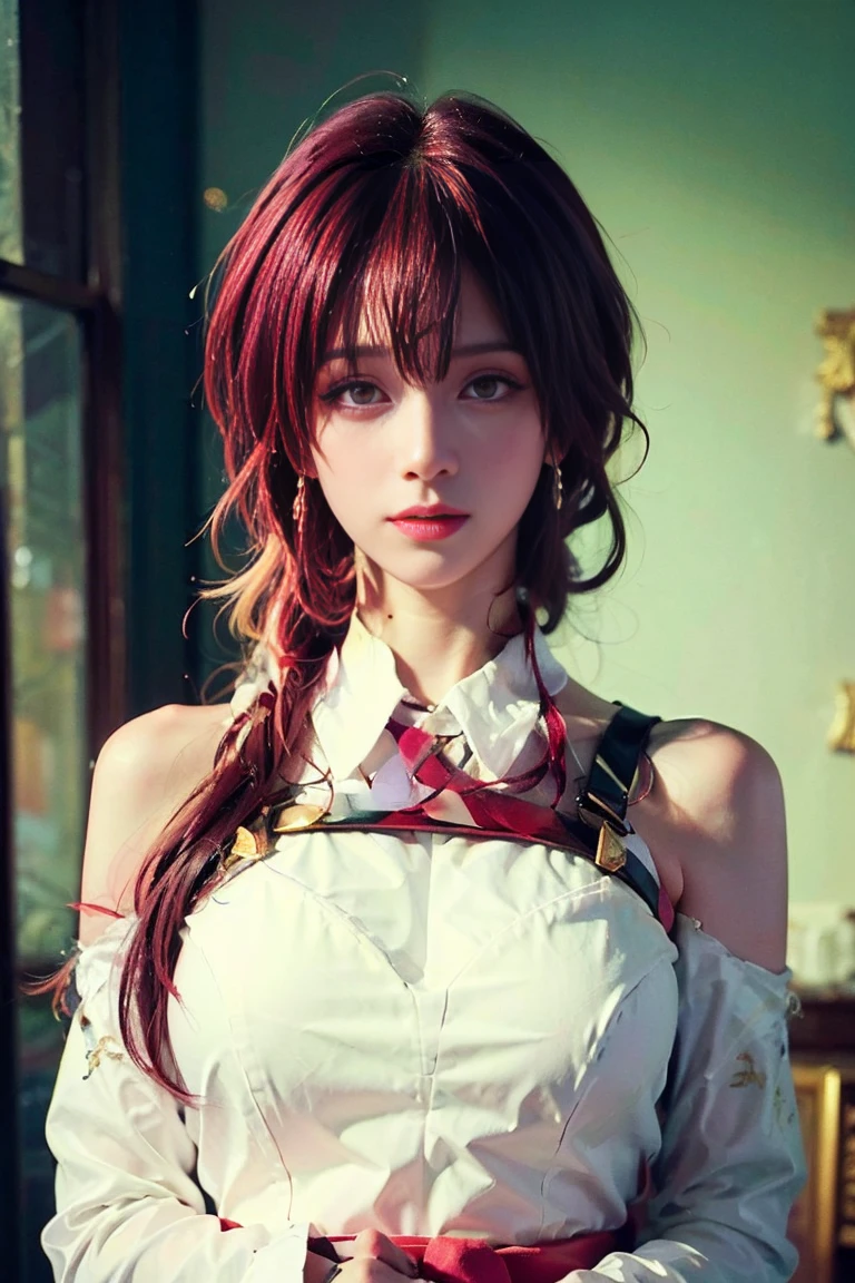 ((masterpiece, best quality)), Delicate face, Character Design Sheet,wholehearted love, Rich in details, Multiple poses and expressions, Very detailed, depth, Many parts,beautiful女孩,Light,发Light,Red and Gold,Phoenix decoration,gauze,Lace,Lace连裤袜,高跟鞋Black Hair,(long hair),black eyes, (发Light的眼睛),(White:1.2),,,pleasure,charming的面部表情,Aheiyan,charming,blush,Shy,surprise,panic,Shy,shame,disgust,dislike,(Medium Break),Quilt玩坏,Quilt,Wink at someone,Ah hey smoke,comfortable,call,open mouth,Slobber,,Fair and rosy skin,ruddy complexion,Sweat,wet,color,one person,The students fell to the ground crying,Duck sitting,dissatisfied,,petting,sexual pleasure,Endure pleasure,leave,charming的表情,(The students fell to the ground cryingDetailed description),(Duck sittingDetailed description正面),Detailed description,Break(masterpiece), (close up), (best quality), Very detailed, (close up) beautiful, beautiful, (close up), (A beautiful Girl), (collar, collar), (Delicate Pink Areola Nails:, (Delicate skin painting), (cheeky: 1.4), Top CG 品质 8k 壁纸, Practical, master level, masterpiece, portrait, center, Watch the video, Beautiful Chinese-Korean mixed-race idol, (Ultra-beautiful description of faces and facial details), (blush), Bitten lip makeup, sweet smile, Perfect facial features, Red Eyes, Blind band+hair covering one eye, (Ruby nail). fat_ mons, Camel toe,"Top CG, best quality, masterpiece, Gentle beautiful girl, White skin, Perfect facial features, close up面部特征, Bright Eyes, red lips, Exquisite smile, Beautiful and heroic, necklace, Lace hollow collar, earrings, Black Hair, Shiny, Skin is transparent and visible, Long red coat, Clear plastic deep V neck T-shirt lining, Showing breasts, close-up Showing breasts, Wearing a mesh skirt, 4k picture quality, Urban Beauty, modern City, Lace镂空袜子, realism, City, TRAIN STATION, Qixi Festival, eternal的, stroll, motion capture, Shopping, Wide-angle lens, 左腿大腿Lace领带long hair, 精致Perfect facial features, Perfect face shape, Light makeup, Liu Yemei, beautiful big eyes, Clear colored eyes, Sweet eyes and eye bags, Long eyelashes, Small upturned nose, 嘴唇湿润有Light泽, ((Slim, Golden Ratio Curve)), 容Light焕发的肌肤, (((top: Printing T-Frame)), ((Bottoms: Denim shorts, ((Footwear: sports shoes)), ((at the airport, Detailed description, At the airport counter, eternal)), For the audience, Double Shot, Highest precision, Precise and perfect human structure, masterpiece, Best image quality, higher quality, High Detail, Ultra-high resolution, 8k resolution, Ultra-beautiful details, Surreal photos, Pixel Perfect White Hair、Close-up of miss wearing white mask, Beautiful character painting, guweiz, Gurwitz-style artwork, White-haired god, author:Yang Jie, 史诗般beautiful人物艺术, Stunning character art, author:Fan Qi, by Wuzhun Shifan, pixiv Art Street Guviz, Single ponytail, insult, High Ponytail, Tall and big, Long legs, (sleeveless lace shirt), (shorts), (Striped )), ((Striped )), Walk, elegant, dignified, miss, beautiful曲线, sweet smile, Strong sense of detail and layering, color丰富绚丽, Has a unique texture, rich and colorful, color, vivid, Design Art, 16K, Super detailed, {{illustration}}, {Extremely rebeautifuld}, {Exquisite surface treatment}, Super detailed, Delicate and shining eyes, {{Light}}, 极致Light效果, Model: realism, CFG size: 12, Laura: Bright texture (1.35), high quality, masterpiece, Exquisite facial features, Delicate hair depiction, Detailed description of the eyes, masterpiece, best quality, Light線追蹤, Extremely detailed CG unified 8k wallpaper, masterpiece, best quality, (1 girl), 完美miss身材, (((紧身WhiteT恤))), beautiful eyes, (Delicate face), short black hair, Tie your hair up, Light blue hairpin, Black silk frame glasses, in class, (White skin), (Optimal Lighting), (Super intricate details), 4k unity, (Super detailed CG), Showing off her white legs, , Hot Pants, shorts