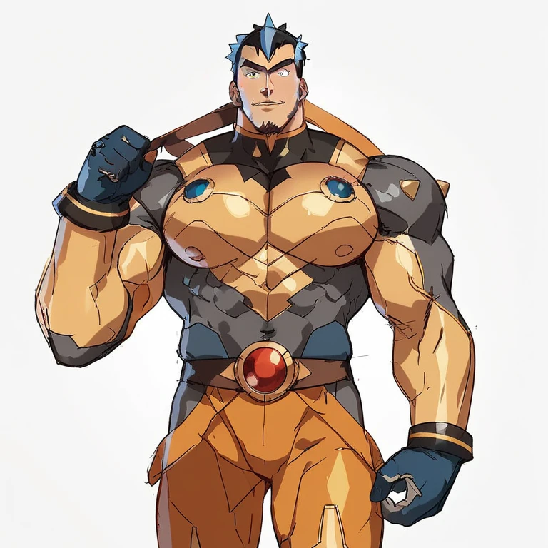 (best_quality, masterpiece):1.035678, crasher_wake, standing, 1man, 1boy, bare chested, (dojo, gym, ring, stadium):1.2, red towel <lora:Crasher_Wake:0.85>