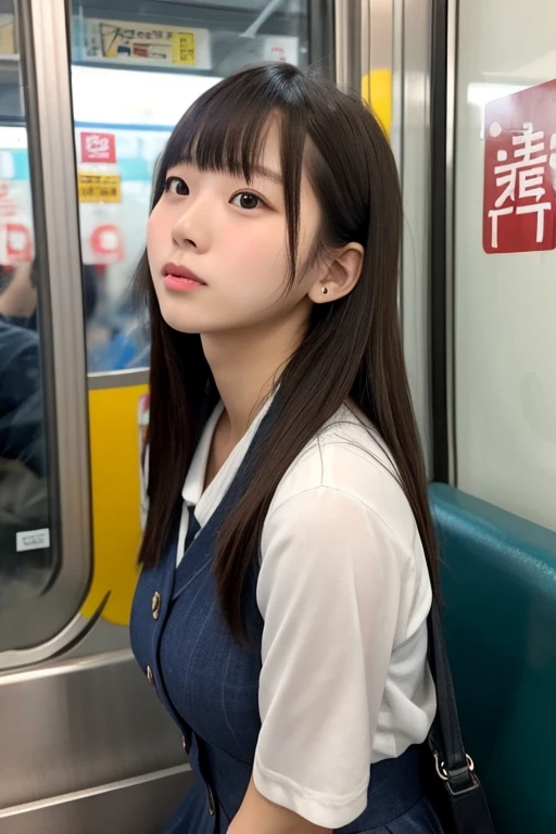 8k, RAW Portrait (Japanese women),masterpiece、Realistic, Ultra-high resolution, Highest quality, Real Life Photos ,(((Showing panties:1.4)))、((sitting in a seat on the Yamanote line train, Looking at smartphone.:1.4))、
((((1 person:1.5)))), (((電車内でPlease lift your skirtパンティーを見せびらかす女子高生:1.4)))、(Cute Face:1.3),((Japanese schoolgirl))、((((Japanese High School Uniform:1.6))))、 Black Hair,(Written boundary depth:1.3)、 ((Dark brown eyes:1.2))、(Realistic skin texture:1.3)、(Immersive atmosphere:0.8、Chiaroscuro:1.2) 、(audience:1.3)、((smile:0.8))、((Red cheeks:1.1))、((very small white panties))、((Please lift your skirt))、(Emphasize panties)、Skirt Lift、Please lift your skirt、Check skirt、long hair、