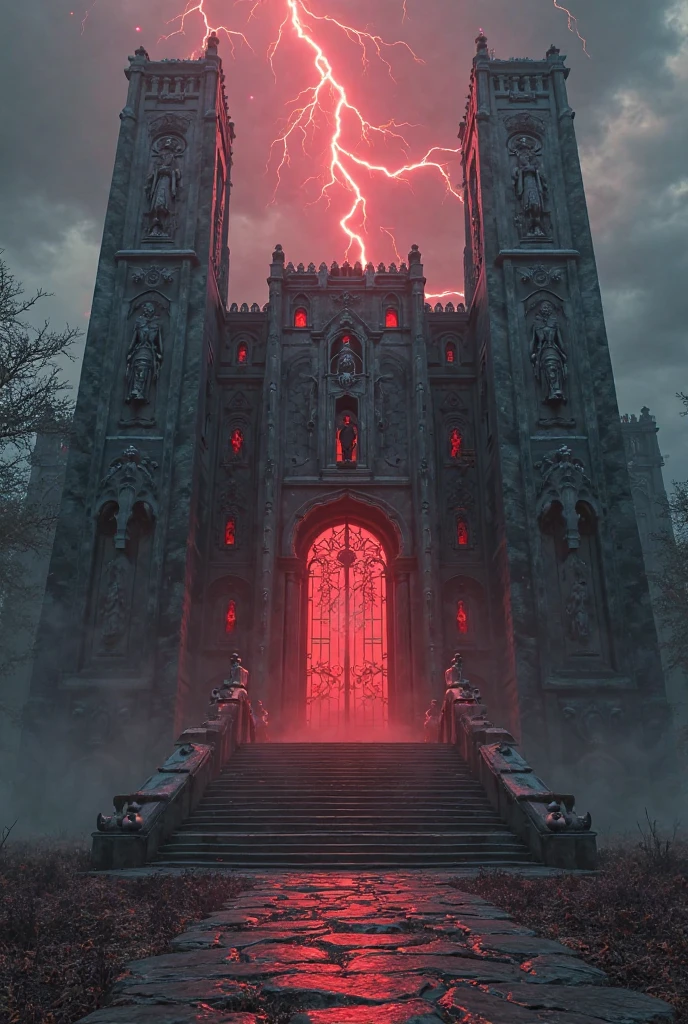 The scorching sun fades into the clouds,This mysterious manor is like being driven by some force,It sheds its barren face,Put on the glamorous tulle again。The old and dilapidated hall has been restored to its original appearance,The majestic ancient Cerberus sculpture resembles a faithful slave,Quietly guard the gate that leads to the depths of the castle。Midnight lightning and thunder roared, shouts were heard from the medieval cathedral, bare teeth, and bright red blood flowed from the cracks in the doors