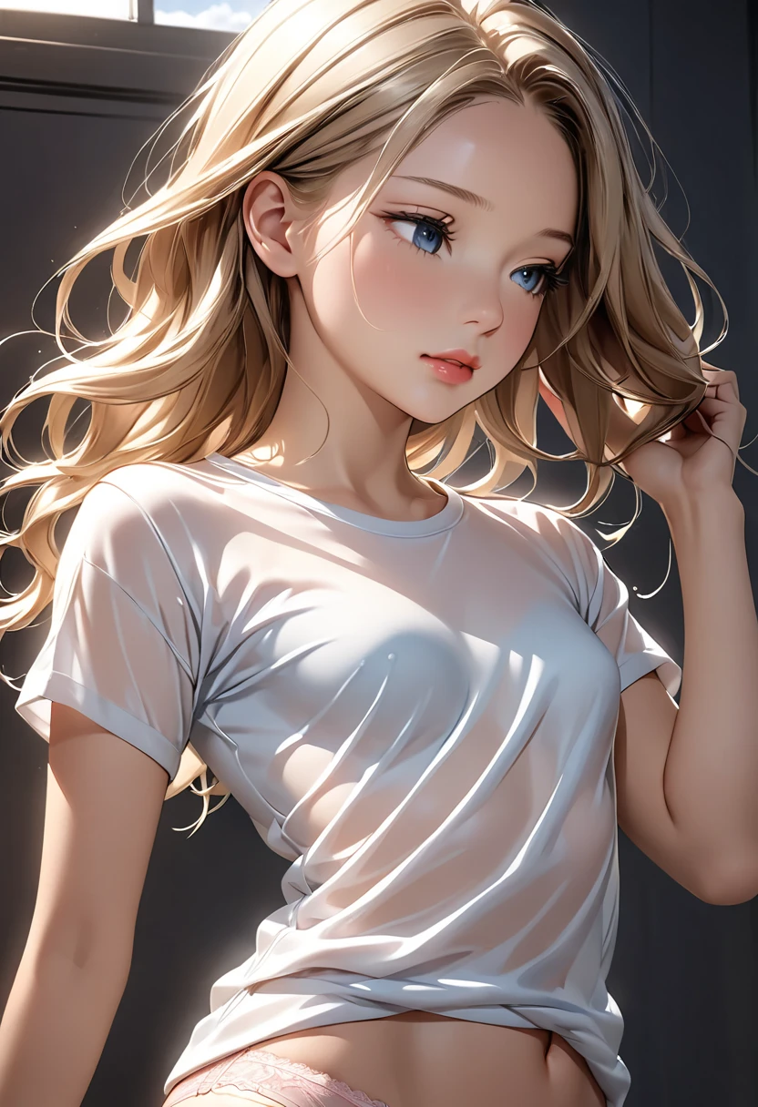 (masterpiece, best quality, high resolution), Beautiful Nose, perfect eyes, perfect face, beautiful body, alluring, wallpaper, perfect lighting, Colorful,ultra highres, photography, 8K, HDR, detailed, 1 girl, simple background
 <lora:PaintOnBody32:1>, (blond long hair:1.5), paint on back, long dress, cat ears,Lying on the floor,Lying