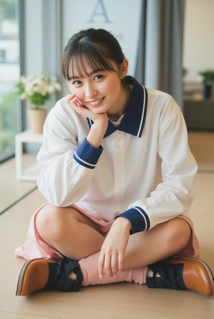 hight resolution、high-level image quality、in 8K、Real live-action、生a picturegraphy、top-quality、masterpiece、超hight resolution、生a picture、ren、Beautiful fece、masutepiece、((Obscene content))、For adults、charm of 、absurderes、((((Japan elementary school students))))、Japan Girl、((8years old))、((with round face))、((Thick eyebrows))、((Cute little face))、de pele branca、Juvenile physique、short neck、Smaller chest、kne、 thighs thighs thighs thighs、独奏、fullllbody、Very nice、、(((tracksuit jacket only)))、 ((Pubic area))、(Mansuji)、White panty、Are sleeping、(Photorealsitic:1.37)、Photon mapping、Realistic、Radio City、Physically Based Rendering、depth of field rally background、a picture、(((a junior idol in Japan)))、Sparkling eyes、too bright natural light、The Bright Sun、Too bright sunlight、(((((8years old)))))、(((Pubic area)))、(Mansuji)、Open your legs、Open your crotch、Only one person,short-cutの髪型、short-cut、(A room in a western-style hotel)、Alone 、Show off、((on the beds))、(small tit)、((Short hairstyles、short-cutの髪の毛)), Show off,Pull down your pants、(((Take off your pants)))、NSFW showing panties