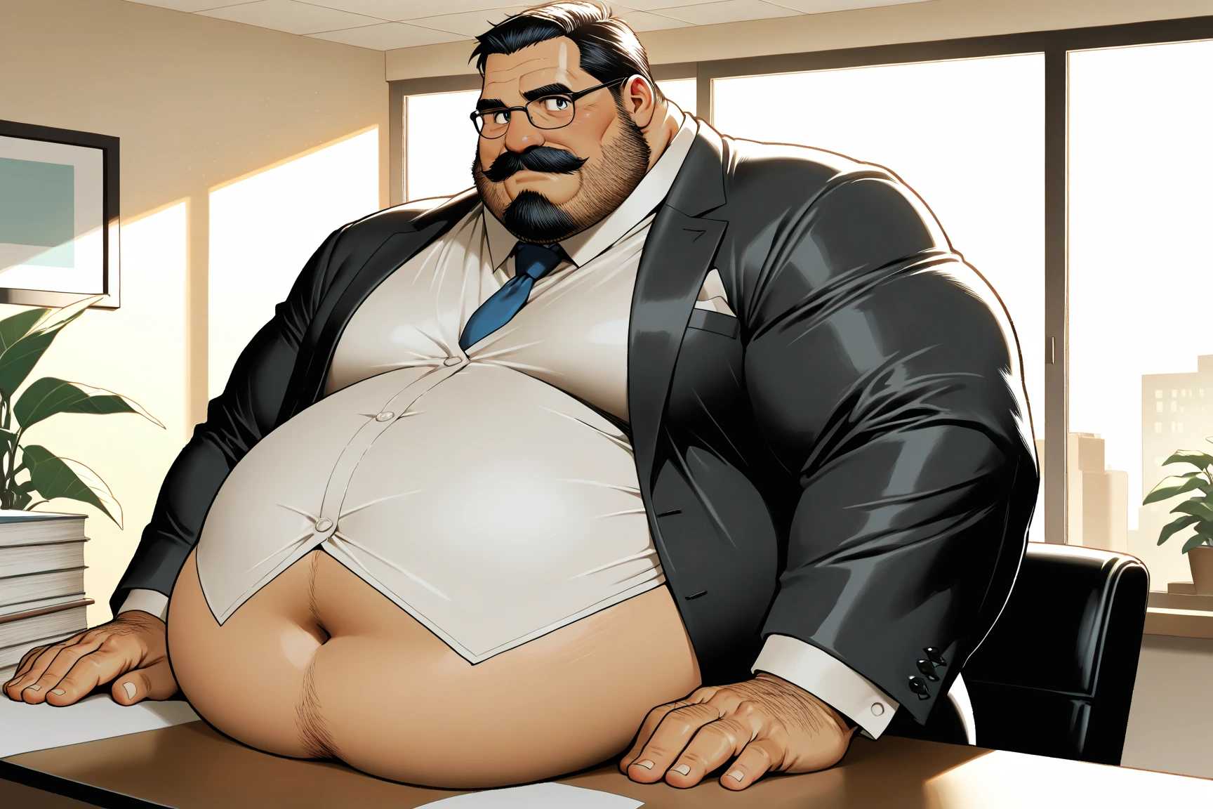 full body full view, Photographic, morbidly obese white dapper male mobster, attractive, clean undercut haircut, weighs 800 pounds with enormous belly, sitting in dimly table in bar, dapper suit, golden rings, necklaces, bracelets, cigar, elegant shoes and black sheer socks, holding banknotes, showing his ringed hands and nice socks and shoes, 4 bodyguards around , 1920s vibes