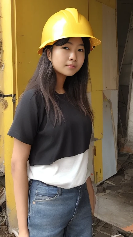 A cute smile girl with short outfit
