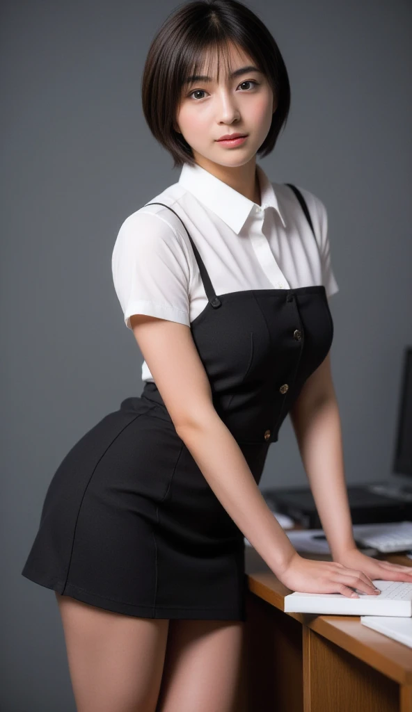 (((full body,including legs)))、(((オフィスレディ、OL、office lady、little smile、gray tight vest)))、(((horseshoe-shaped hairband)))、sexy,formal ,high heel、Dressed up、(Photo real:1.4)、(A hyper-realistic:1.4)、(Photorealistic:1.3)、 (gentle lighting: 1.05)、(Improve the lighting quality of your video:0.9)、32k、 1Girl、25years old girl、photorealistic lighting、Back lighting、Facial Lights、Ray Trace、(bright:1.2)、(Increase quality:1.4)、 (best quality real texture skin)、Fair eyes,Delicate and delicate face、 (tired and sleepy and satisfied : 0.0), Close-up of the face,gray tight vest,tight gray blouse [button gap :1.2],very tight shirt ,((([see through shirts:1.5]))), gray pencil skirt ,(Bodyline mood improvement:1.1)、Glossy skin,wavy hair、韓国アイドル、乃木坂アイドル、Sculptural Idol Pose、little smile,blush,Beautiful actress、Neat woman,whole body, large breasts,(perfect row of teeth),slender waist and hip,beautiful long legs,(full shot)、((8heads tall)、(((誘惑している、恥ずかしい)))、random dynamic pose,(eye shadow),(red cheek、red lips),(Super Clean Night View、night time)、blush,little smile,(((full shot)))、(a little open the legs),(((in the crowded night train)))