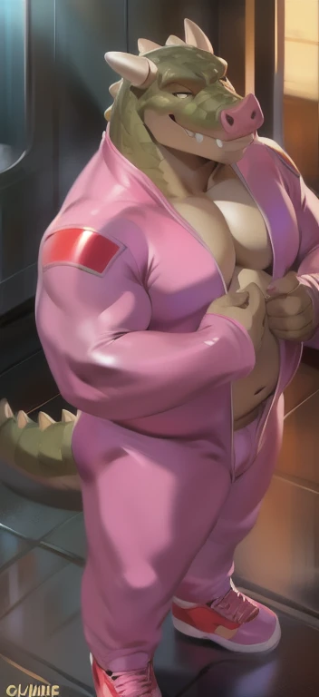 Highest quality、Sexy Baby Lizardman, Skimpy micro underwear、Lizard head、Pink eyes without highlights、Sweat、Embarrassing、Gay、キュートなFairy taleルーム、cute、Leather Handbags、Pastel color knee-high socks、Choker of Hearts、White Breath、Licking lips、Drooling、Obscene language、Obscene pose、Sexy Dance、Pink steam、、strip、A man wearing ribbon panties、Magazine cover style illustration、Fairy tale、bed、Holding a condom、Pulling off panties、Cute stuffed toys、Pastel hoodies、Large bulging crotch