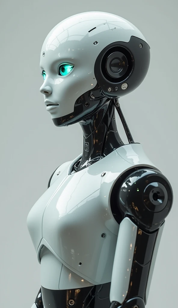 ral-opal, meahophontron, full body, woman robot face, monja diabolica, looking at camera, body nun clothes, black demon.