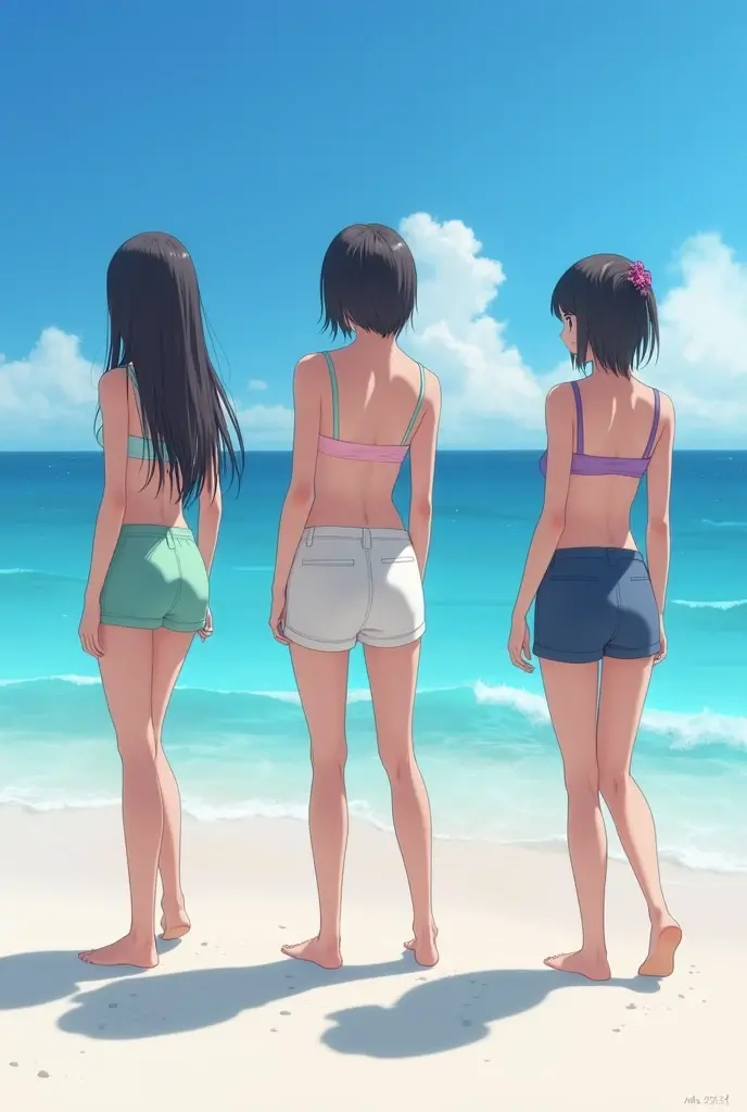 ・Nude ・Three busty girls ・Battle scene ・The sea