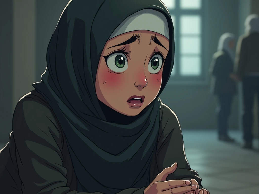 Hijabi girl pooped in her Bloomers in fear.