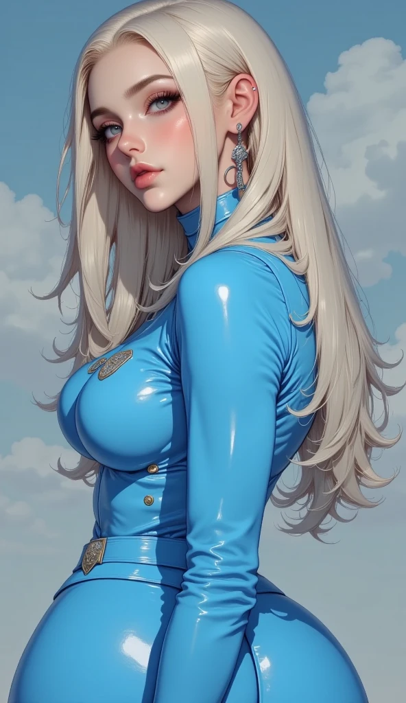 highres, highest quallity, illustration, ultra detailed, (detailed face), (detailed eyes), best quality, hyper detailed, masterpiece, 1girl, solo, th1, blonde hair, green eye colour, high collar, covered mouth, underboob, large breasts, dark skin, tan skin, long hair, midriff, revealing clothes, gloves, breasts tattoo, luminous eyes, medium breasts, (colourful), upper body, from above, sky, clouds, morning, city in background, street extremely detailed face, perfect lighting, 1girl, solo, , 1boy, breasts, penis, paizuri, huge breasts,