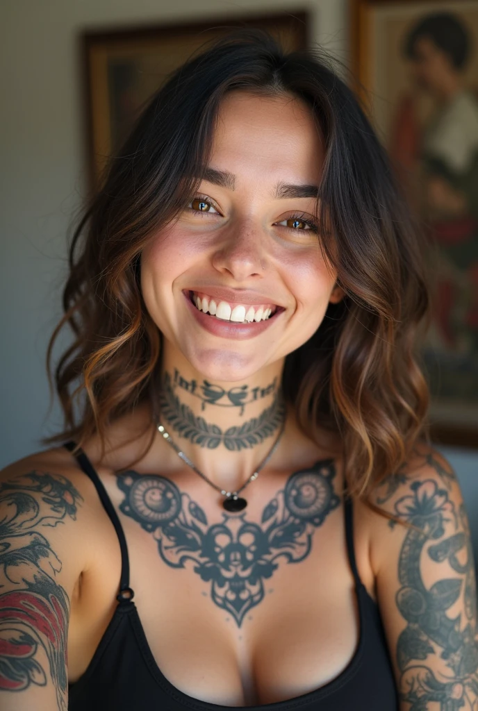 Girl Pure sharir mein tattoo uski photo