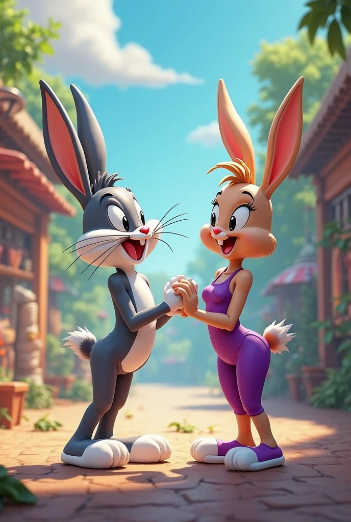 Hallucination, daydream , bokeh , Bugs Bunny