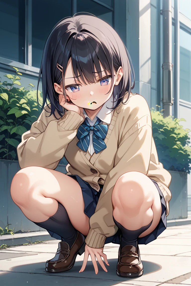 rinwell,　peeing, squatting, hands on knees, (High resolution), (8k), (Very detailed), (4K), (Pixiv), Perfect Face, Beautiful eyes and face, (最high quality), (Very detailed), Detailed face and eyes,pubic hair,いPeeを漏らす裸の女の子,1 girl,alone,Spread your legs, Embarrassing, blush,いPee, (sweating:1.4),Spread your legs,1 girl, (alone), High resolution, use_fast_no_frozen_style, use_fast_no_frozen_style, high quality, 1 girl, nude, Pee, Squat, Touching the vagina,Are standing, Raise one leg