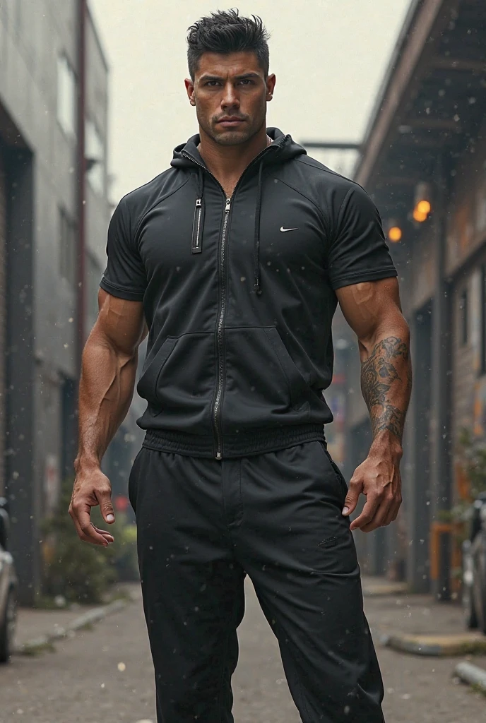 (((male)))((Japanese men))、(((Japanese Mongoloid)))、((Very short stature))、(((A very fat muscles men)))、 Muscular and thick limbs、Big Ass、Very Ex thick body、(((Upper body photo)))、Very thick muscles、jogging wear、Age 15、Very Short Hair、Naughty、Naughty、Beautiful groin shape、Nylon parka jacket、Shorts、advertising image, clean image, A friendly image, Commercial Banner, corporate photos,kind, Entire device, High quality, masterpiece,nsfw,High quality facial image,natural lighting、Water chestnut,High quality, Ultra detailed, best quality, insanely detailed, beautiful, masterpiece,nsfw,High quality facial image,natural lighting、Seen from directly below, f/4.0, 35mm, highres, best quality, high quality, super detail, textured skin, anatomically