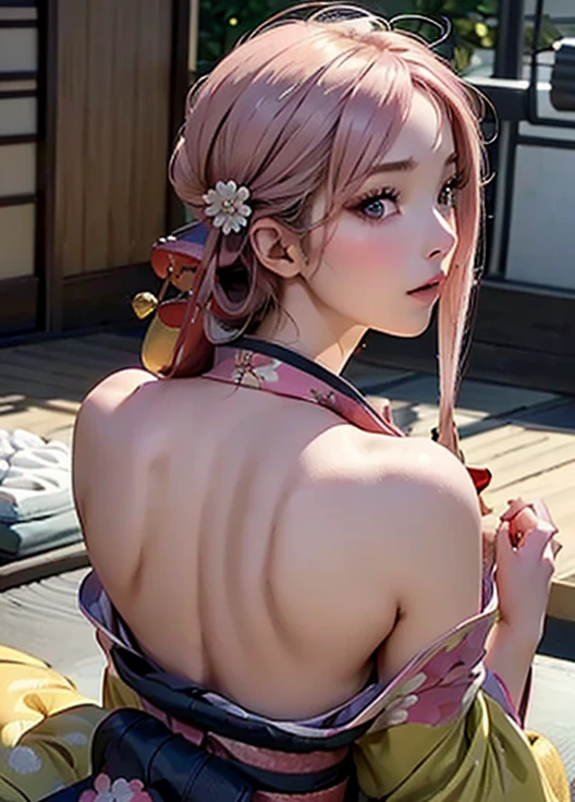 (masterpiece, Highest quality:1.3)
Lightning FF13, One girl, alone, Pink Hair, Completely naked、All Nude,Butt up、Zoom butt、Low - Angle、Cherry tree in full bloom、garden、Stick your butt out、Leaning forward、On all fours