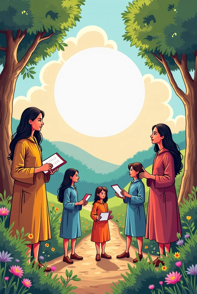 The artwork is divided into three sections, each representing different aspects of bravery, sacrifice, and the enduring legacy of the student martyrs of Bangladesh.
1. **Left Section: The Flame of Knowledge and Courage**
- This section features a group of students, both male and female, holding books and pens high, symbolizing the pursuit of education and the courage to stand up for their beliefs. The students are depicted in a dynamic stance, as if in mid-march, representing the numerous student movements that have shaped Bangladesh's history.
- Behind them, a large torch burns brightly, the flame reaching upwards. The flame symbolizes knowledge, enlightenment, and the indomitable spirit of the students. The torchbearer stands at the forefront, symbolizing leadership and the willingness to lead despite the risks.
2. **Center Section: The Martyrs' Memorial**
- The central part of the artwork is dominated by a depiction of the Shaheed Minar, the iconic monument in Dhaka that commemorates the Language Movement martyrs of 1952. The Shaheed Minar is surrounded by abstract, ghostly images of students who have sacrificed their lives, their faces serene yet resolute.
- Below the monument, the silhouettes of hands are reaching out, symbolizing the continuous struggle for freedom, rights, and justice. The hands are bathed in a warm, golden light, representing the honor and respect the nation holds for its fallen heroes.
- The backdrop here is a blend of the national colors – deep green and red – signifying Bangladesh, with a rising sun in the background to symbolize hope and a new dawn that these sacrifices have brought.
3. **Right Section: The Legacy and the Future**
- The final section shows a group of younger studen