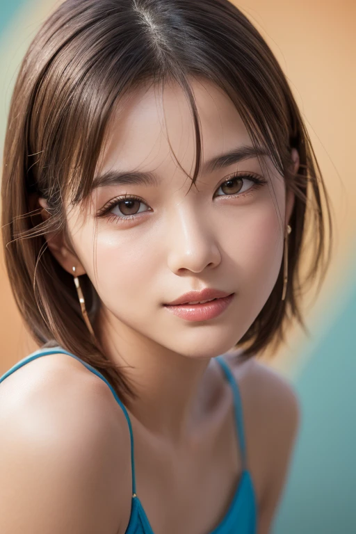 (Photoreal: 1.4), (Hyperrealistic: 1.4), (Realistic: 1.3), (Smooth Lighting: 1.05), (Improved Cinematic Lighting: 0.9), 32K, 1 Girl, 20 Year Old Girl, Realistic Lighting, Backlight, Face Lights, Ray Trace, (Whitening Light: 1.2), (Image Enhancement: 1.4), ( Best image quality real skin: 1.4), fine eyes, fine face, fine eyes, (increase in mood of body line: 1.1), (increase in beauty of skin texture: 1.1), immediately after getting out of the pool,