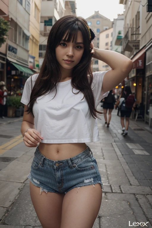 (((Open Stance)))、Most solo, 1 Girl, View your viewers, High Ponytail, ((Checked skirt))、(Skirt lift:1.3), (White panties:1.3)、(Skirt rolled up:1.3)、 (Panties fully exposed:1.5)、
(((A cheerful smile)))、Highest quality、masterpiece、Ultra-high resolution、(Photorealistic:1.4)、Cinematic lighting、Ultra detailed face、Detailed Eye、double eyelid、Thin waist、(Sexy young woman's body:1.4),
Ultra-realistic、4k、