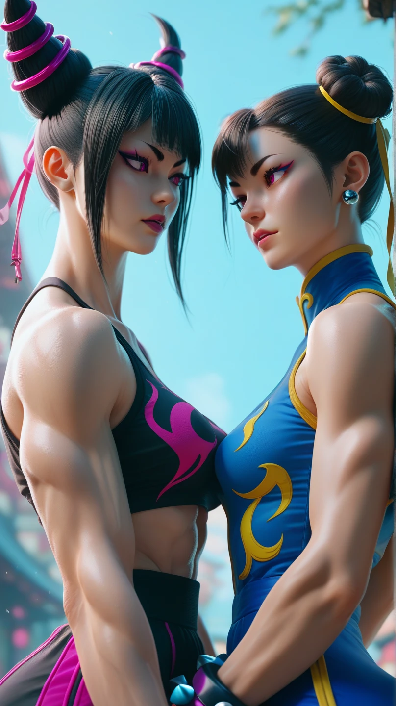 10 ninja girl, Street fighter jury, , flat nipples showing, shapely body, dodjo, Aesthetics, whole body, highly detailed image, work of art, photo realist, 8K, fluffly, Perfect Anatomia, 10-year-old, no nsfw, sem nfsw, ((no nfsw))