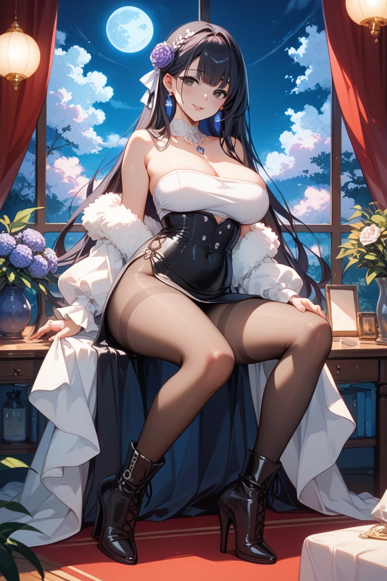 An enchanting visual unfolds, huge tits manga art of a priestess, long hair ,hat, long sleeves ,dress ,thighhighs, white headwear, thigh boots, wide sleeves, white thighhighs.
1 girl, 20yo,YOUNG female, Beautiful long legs ,Beautiful body ,Beautiful Nose ,Beautiful character design, perfect eyes, perfect face,
official art, extremely detailed CG unity 8k wallpaper, perfect lighting,Colorful, Bright_Front_face_Lightinasterpiece:1.0),(best_quality:1.0), ultra high res,4K,ultra-detailed,
photography, 8K, HDR, highres, absurdres:1.2, Kodak portra 400, film grain, blurry background, bokeh:1.2, lens flare, (vibrant_color:1.2)
, (beautiful_face:1.5),(narrow_waist), (Beautiful,Huge_Breasts:1.2)