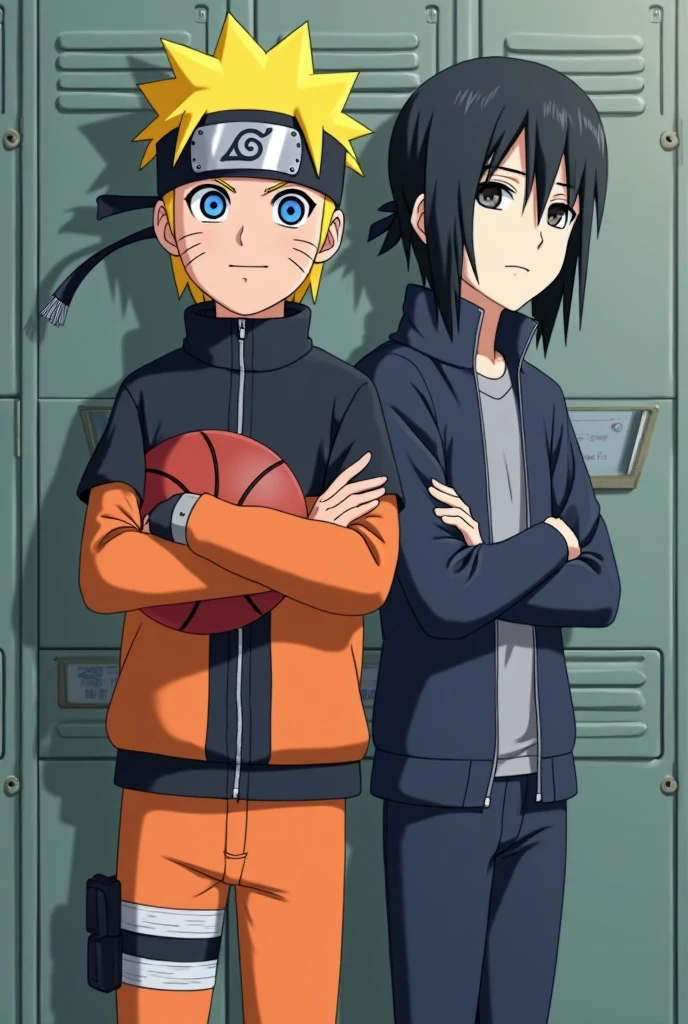 a naruto-style cartoon image of two well-dressed young men who are talking and smoking marijuana and sitting on a short wall, they are near a lawn and the sun is setting