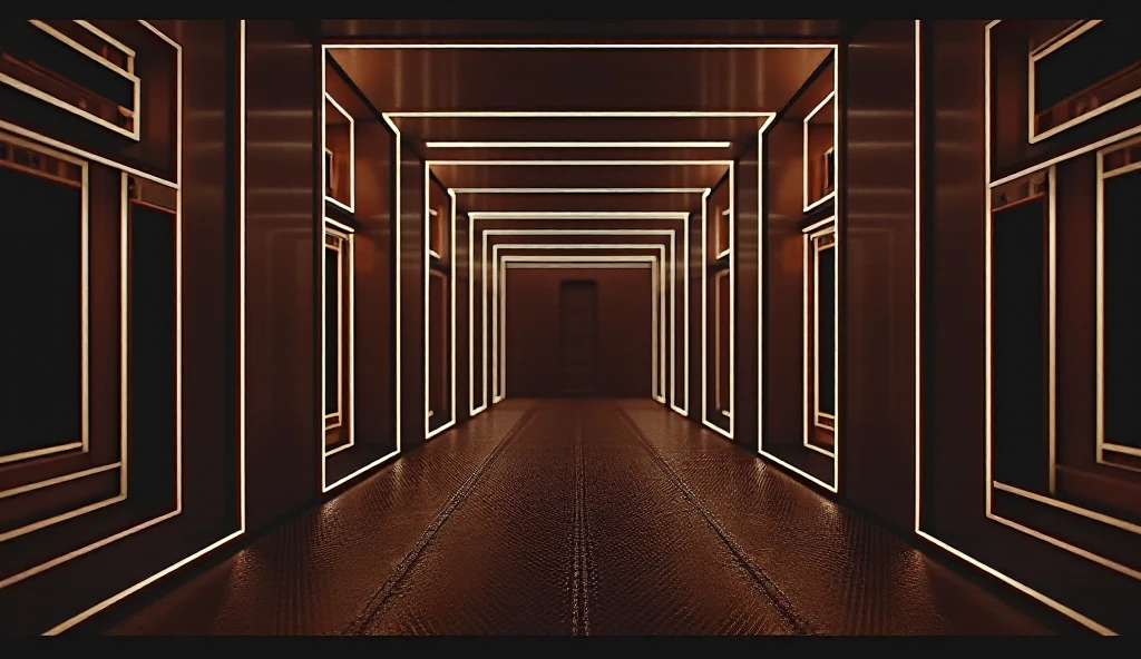 <lora:D1s-Backroom:0.65>, backroom, liminal space, Level-0,Tutorial Level,The Lobby,inside,yellow lighting,yellow wall without details,fluorescent light,corridor, shadow, (photorealistic), [sharp focus], (HDR), (8k), (gigapixel), (masterpiece), brown carpet on floor, darkness at the end of corridor, open space, 5 doors on each side, directional arrows on the floor (darknness)