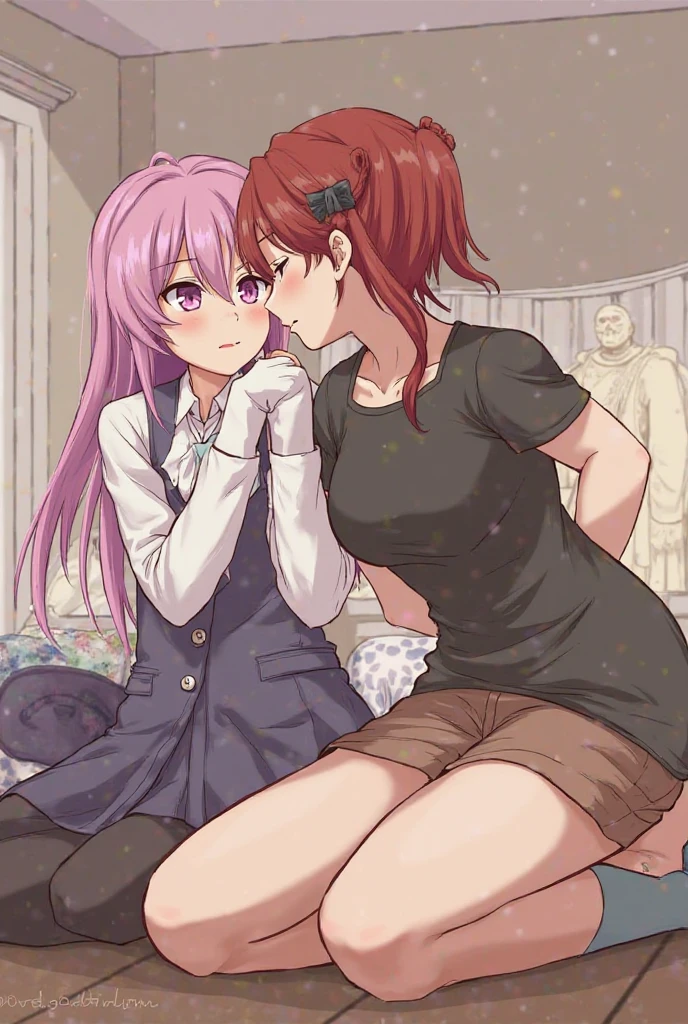 nsfw、On the bed、 the breastsng the crotch、naked、Raped byddle-aan、Sex、Deep Kiss、perfect pu、