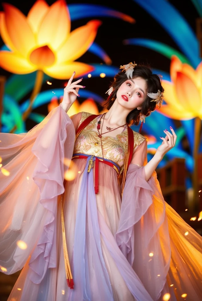 Nude, naked, vagina, (intense chest expression）,top-quality、​masterpiece、超A high resolution、（Gold Dragon Armor）、(((Colossal tits)))、(((large floral ornament on the head))), (Photorealsitic:1.4)、Raw photo、女の子1人、(((Random hair))、(((Take different poses)))、glowy skin、Intricate and ornate hair ornaments、（Looks like a gorgeous jewelry necklace）、（Full Body Angle）、((beautiful lake background)),(beautiful forest background)、Precipitous cliffs、(Castle background)、((super realistic details))、portlate、globalillumination、（sexypose）、Shadow、octan render、8K、ultrasharp、Colossal 、Raw skin exposed in the cleavage、metals、Details of complex ornaments、Japan details、highly intricate detail、Blue eyes、Eyes shining towards the camera、Toostock、（Full Body Angle）、（veils）、(((Heavy Big))),((she is wearing a beautiful jeweled bangle.)),